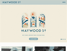 Tablet Screenshot of haywoodstreet.org